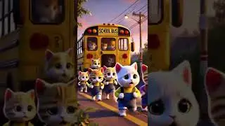 Kitten Meets Mutant Monsters on School Bus