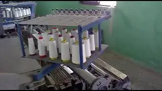 Bemberg Yarn weaving  on Dobby Loom
