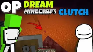 Dream OP Clutches in Minecraft (MANHUNT)😱😱Dream pro MLG in MANHUNT 🔥🔥#shorts