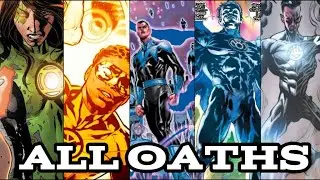 All Lantern Corp Oaths In DC Comics P2