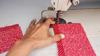 NOVO Barrado Fácil com Retalhos GASTANDO POUCO Costurar Pano de Prato Costura Criativa Passo a Passo