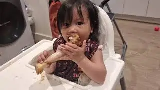 Baby no teeth meets Crispy Pata #shorts