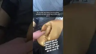Pro boxing gloves v amateurs is mad 😂pro boxing has more kos for a reason #boxing #boxingboxing