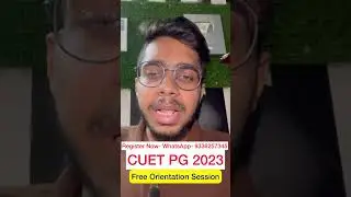 CUET PG 2023 ।। जरूरी सूचना CUET New Update ।। CUET LATEST UPDATE ।। CUET FREE ORIENTATION SYLLABUS