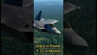 Grace in Power &ndash; F-22 in Motion #F22Raptor #AviationCinematics #AirForce #FlightManeuver