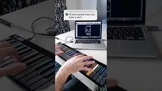 I Was Challenged to Draw a Skull (Live MIDI Art)
