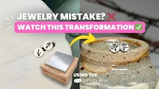 Bird of Paradise Round Stud Earrings Design | Infinity Block Jewelry Project Tutorial 5