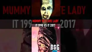 IT Horror Movie Flute Lady vs Scary Mummy | IT 1990 and IT 2017 | #pennywise #youtubeshorts #short