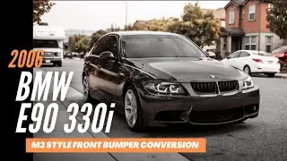 Мой BMW E90 330I 2006 года выпуска получает передний бампер в стиле M3 &mdash; Toki Media