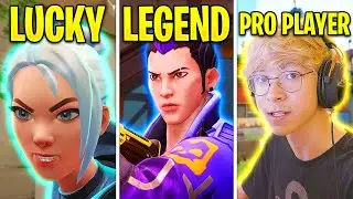 Valorant: Lucky VS Legend VS Pro Player!