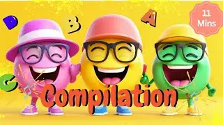 Learn & Play: Alphabets, Shapes, Blessings & Fun! | Kids Educational Video Compilation || Emojitopia