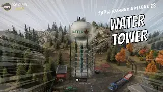 SNOW RUNNER EPISODE 28 MAP THE ALBANY RIVER WATER BOOM 1 DELIVER TO WATER TOWER UNDER REPAIR