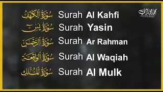 Quran Merdu | Surah Alkahfi Yasin Arrahman Alwaqiah Almulk | By Mohammad Hejazi