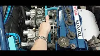 First start Toyota 4A-F engine on Solex ADDHE carbs