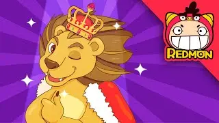Lion song | Animal Songs | Nursery rhymes | King of animals | REDMON