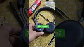 Jabra evolve 2 wireless headphone heavy duty repair open cleaning DIY