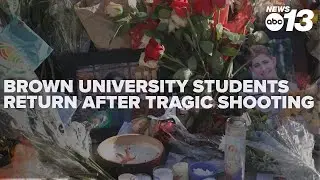 Brown University students return to campus following the tragic shooting