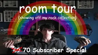 6̶9̶ 70 Subscriber ROOM TOUR (Including rock collection) | Alex Karatzky