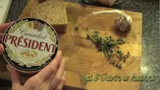 Zapiekany camembert