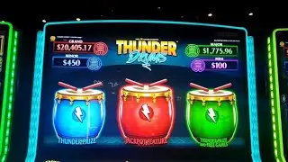 Thunder Drums Bonus @FJslots956 @ Kickapoo Lucky Eagle Casino 