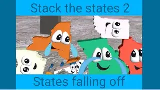 Playing stack the states 2 | states falling off…