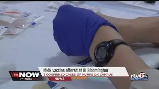 MMR booster shots available at Indiana University