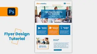 Photoshop Tutorial - Corporate Flayer Design In Adobe Photoshop
