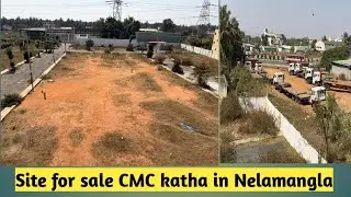 Site for sale Nelamangala bypass Road CMC Khatha 9844357555