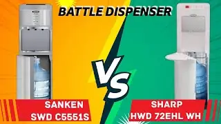 Battle Dispenser Sanken HWD C555IC VS Sharp SWD 72EHL-WH