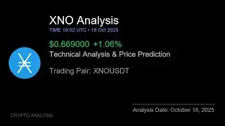 XNO (XNOUSDT) Technical Analysis - Price Prediction & Buy or Sell October 18, 2025