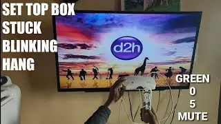 VIDEOCON D2H E100-4 Error SET TOP BOX , STB BLINKING PROBLEM, HANG,STUCK, PROBLEM SOLVEDby mnr tech