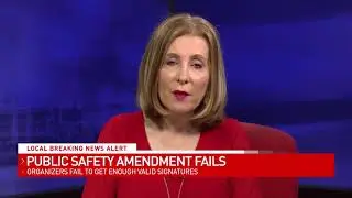 Public safety amendment fails to get enough valid signatures to be on November ballot