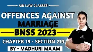 What is Section 219 Under Bnss || Madhuri Ma'aM