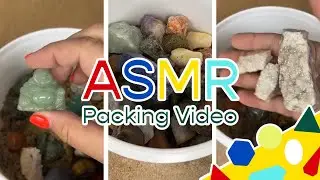 *ASMR* Crystal Mining Bucket Experience. #crystals #canyoudigit #asmr #fun #gemstone