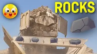 The BEST👌ASMR Rock 🪨 Crush💨 Cool JAW Crusher in Action |  RUBBLE MASTER Crusher | REBEL JAW  Crusher
