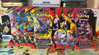 Opening Pokemon Single Packs of Destined Rivals & Phantasmal Flames 