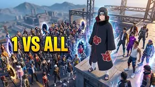 CHALLENGE :- BOOYAH ON FACTORY ROOF WITH ITACHI🔥BUT ALL ENEMY TELEPORT ON FACTORY BARMUDA FREE FIRE