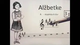 Pomocn&eacute; vety na durov&eacute; stupnice s kr&iacute;žikmi