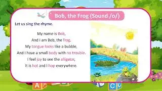 Bob, the Frog ( Sound /o/)_Phonics_LKG_Star_kids