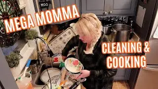 MEGA MOMMA CLEANING and COOKING, Large Family BIG Meal Prep, Packing **DOING ALL THE THINGS!** 💃