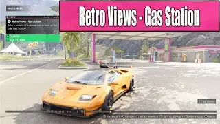 The Crew Motorfest Photo Ops Retro Views - Gas Station