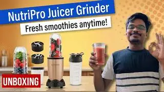 Nutripro Juicer Mixer Grinder - Smoothie Maker  Unboxing / Juicer / grinder unboxing in Telugu