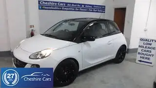 Used Vauxhall Adam 1 2 Energised in Olympic White for sale at Cheshire Cars in Crewe Cheshire