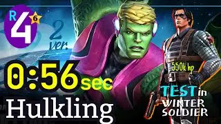 56 sec! Hulkling 6* Rank4 [No-boost] bad result. Test in ROL #hulkling