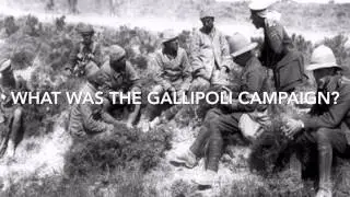 The Gallipoli Campaign-HSIE GROUP 12     Part 1
