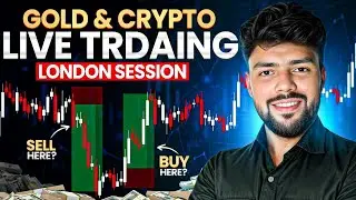 Live Trading on Bitcoin | Gold |Scalp with BSP Concept | #Live #btc #Gold #26 Dec-2025