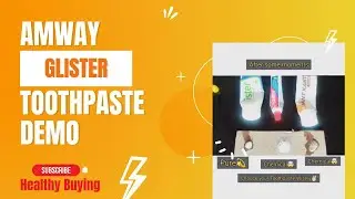 Amway Glister Toothpaste Demo #amwayglister #glister #glistertoothpaste #healthybuying #teeth #short