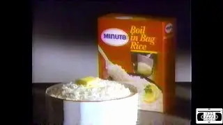 Minute Boil in Bag Rice Commercial - 1988