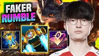 FAKER UNSTOPPABLE WITH RUMBLE! - T1 Faker Plays Rumble Jungle vs Diana! | Season 11