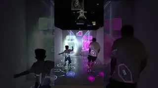 👏👏L-Shaped Physical Fitness Projection #projection #argame #argames #gaming #interactiveprojection